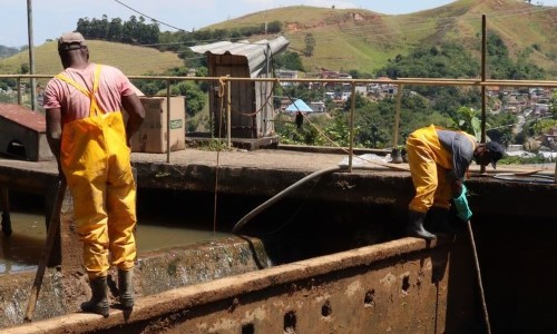 SAE de Barra do Piraí promove limpeza da Estação de Tratamento de Água do Paraíso